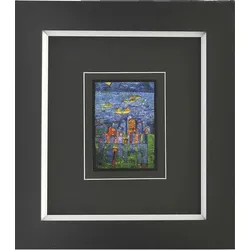 Kunstdruck HUNDERTWASSER (BH 43x38,50 cm) - BH 43x38,50 cm