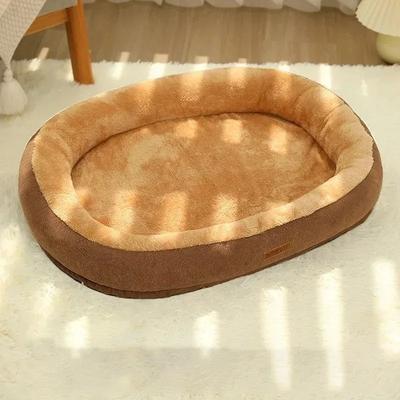 Uplift Treasures Warm Plush Winter Pet Bed coffee m