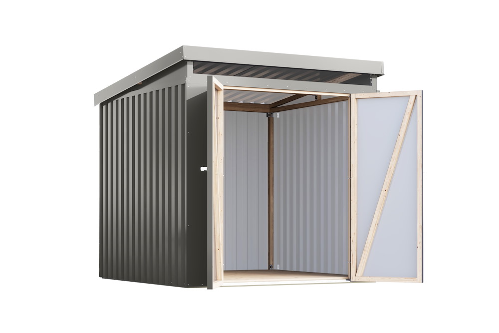 KARIBUHOLZT GH Iridium 2 graualuminium 206x206x213cm 16988355