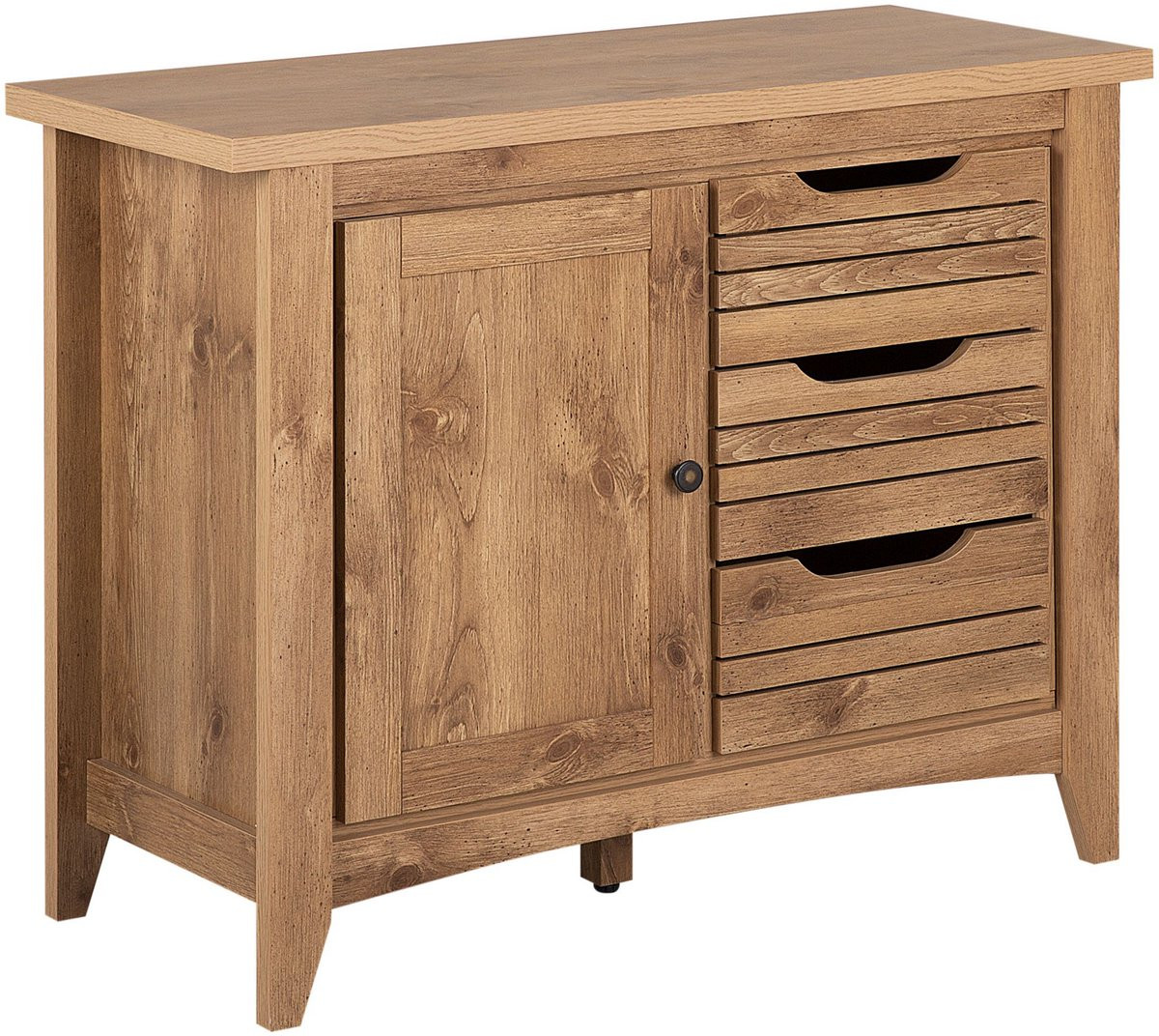 Beliani AGORA Sideboard - Lichte houtkleur - MDF - Boho stijl