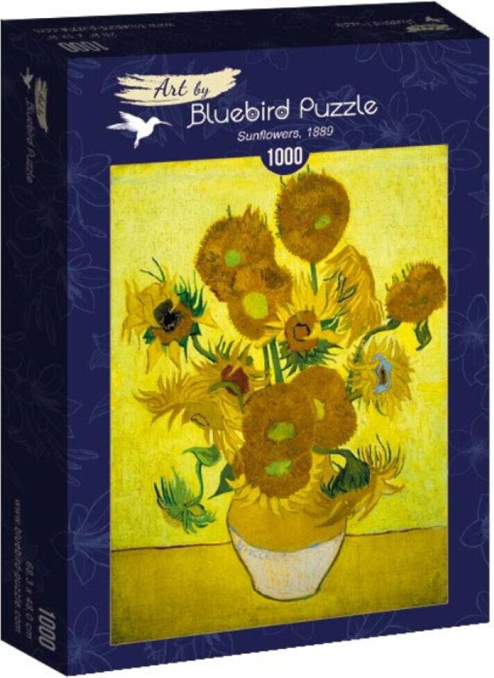 Bluebird Puzzel Zonnebloemen van Vincent van Gogh met 1000 stukjes
