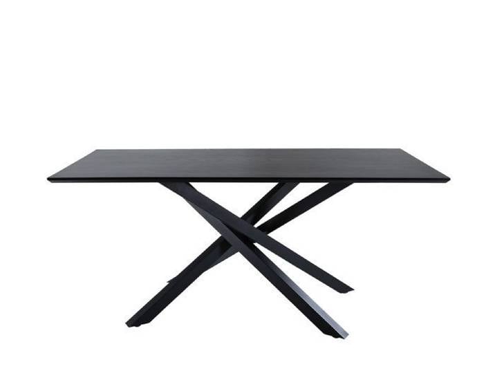 Piazza Table à manger 90x180cm noir.