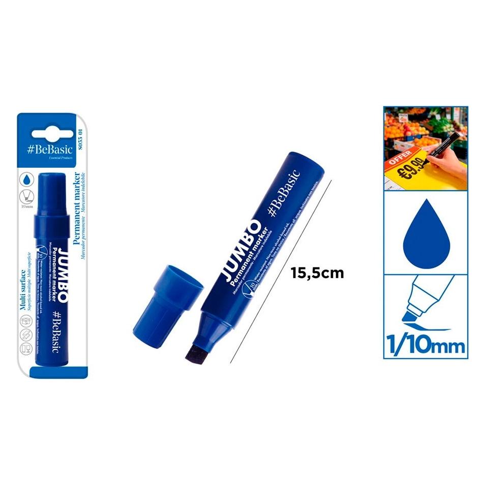 MP Blauer Permanentmarker, 1/10 mm Keilspitze, Blisterverpackung (1x) (78948608)