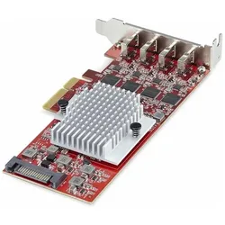 StarTech 4-PORT USB-C 10GB PCIE CARD LP USB-C 3.2 10GBPS, Kontrollerkarte