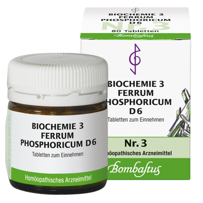 Bombastus-Werke AG BIOCHEMIE 3 Ferrum phosphoricum D 6 Tabletten 80 St 03768204