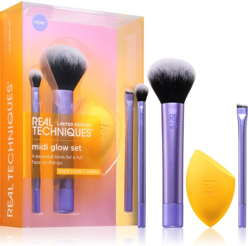 Real Techniques Midi Glow Set brush set