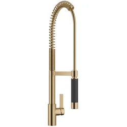 Dornbracht Einhebelmischer Profi TARA ULTRA, Ausladung 240 mm in Dark Brass gebürstet (PVD)