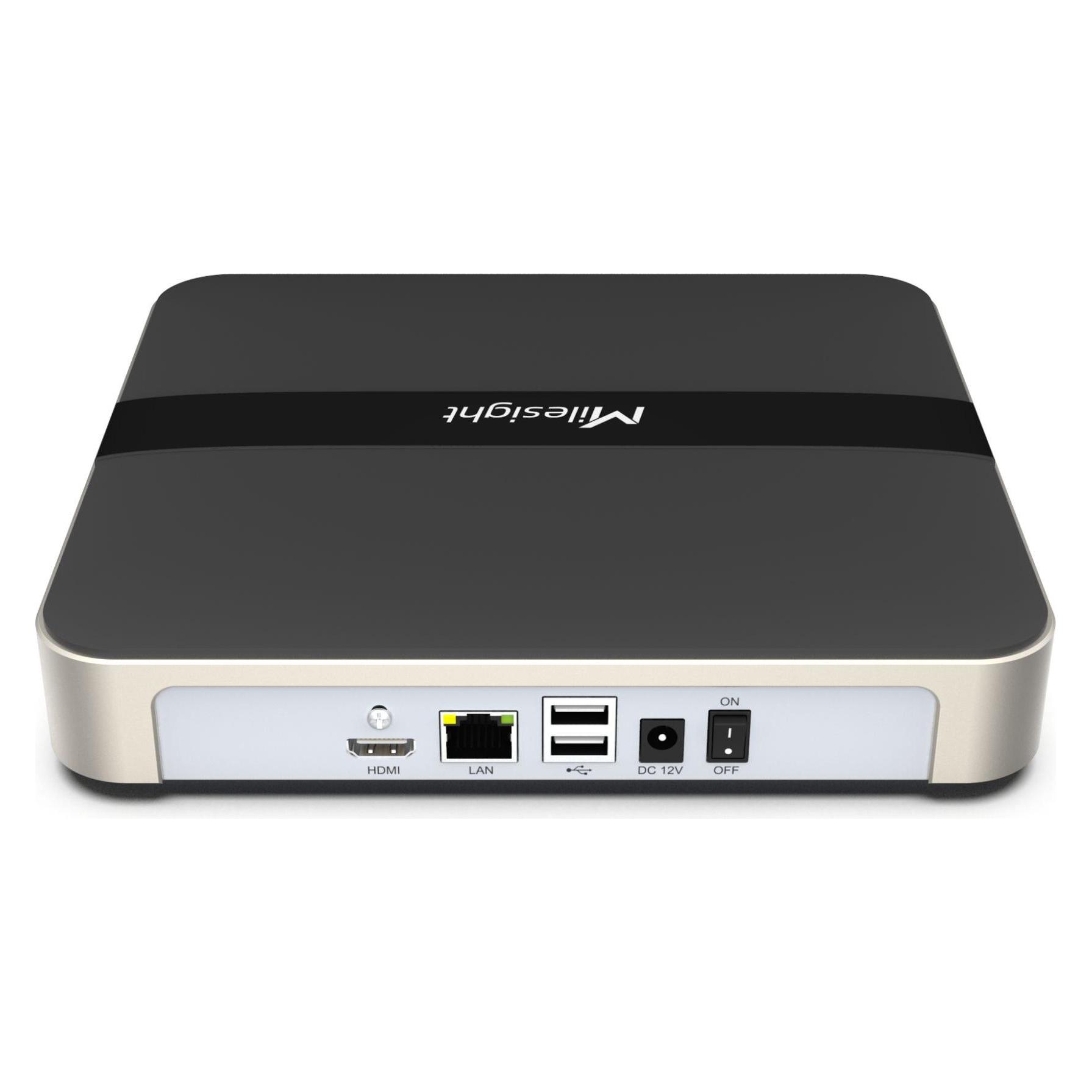 Milesight 8-Channel 4K H.265 Mini NVR 1000 Gold MS-N1008-UC-B (Netzwerk Videorecorder (NVR)) (MS-N1008-UC-B)