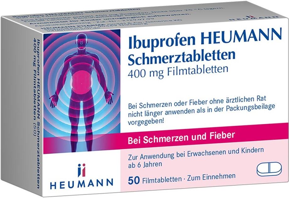 Ibuprofen Heumann Schmerztabletten 400mg