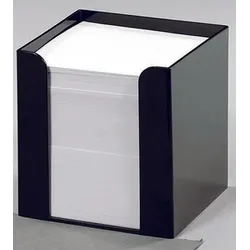 folia Zettelbox schwarz inkl. 700 Notizzettel