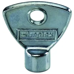 Flamco Entlüftungsschlüssel, Metall verz. 4-Kant 5mm