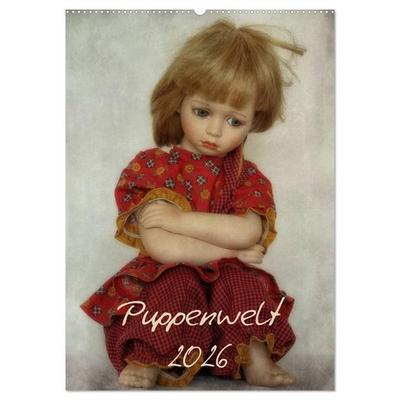 Puppenwelt 2026 (Wandkalender 2026 DIN A2 hoch), CALVENDO Monatskalender