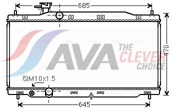 Ava Clever Choice Kühler, Motorkühlung Hd2241 Für Honda