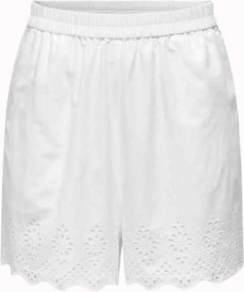 Short Only Onllou Life Loose Mujer Blanco S