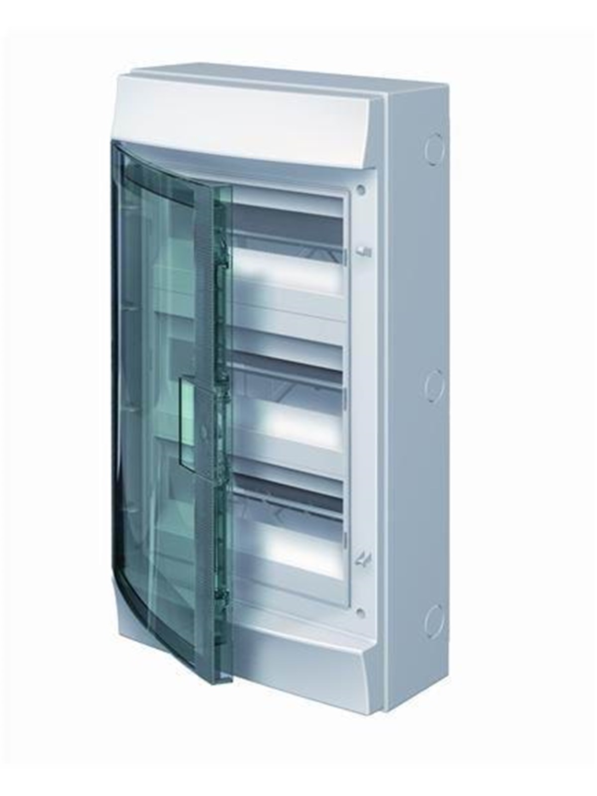 ABB Consumer units 36m 3f w/transparent door