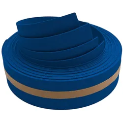 zaun|zu® Sichtschutzstreifen Premium Viertel Set Enzianblau 2,55m