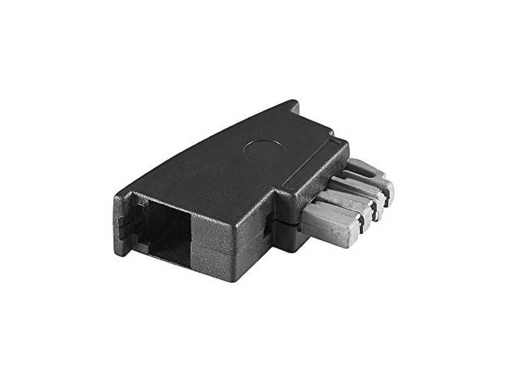 Goobay 50308 TAE adapter, TAE-N-stekker > RJ11/RJ14-stekker (6P4C)