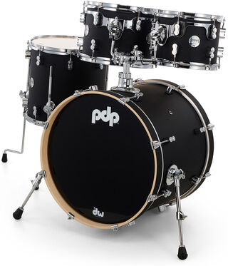 DW PDP CM4 Studio Satin Black Noir mat