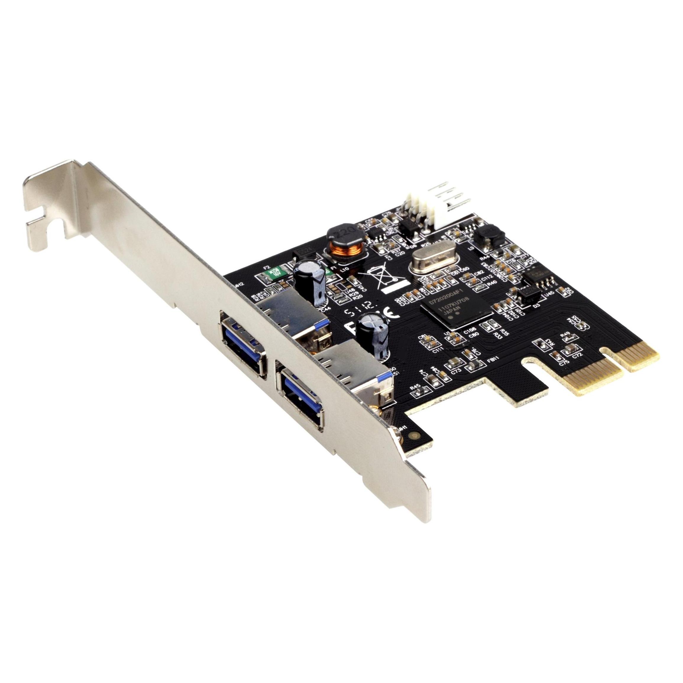 Gembird UPC-30-2P - PCIe - USB 3.2 Gen 1 (3.1 Gen 1) - NEC D720200F1 - 121 mm - 93 mm - (UPC-30-2P)