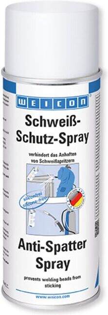 Spray de protection contre le soudage Weicon, bombe aérosol de 400 ml (11700400)