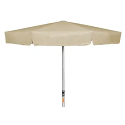 Doppler Sonnenschirm / Großschirm "Alu Expert Teleskop 400", inkl. Schutzhülle,natur,Ø 400 cm
