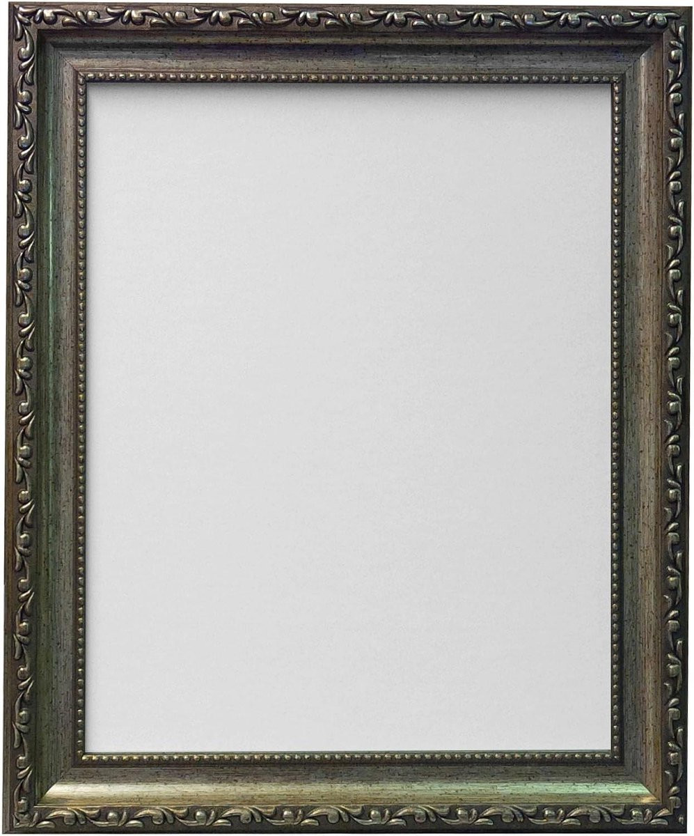 Zilveren Fotolijst A2 in Shabby Chic Stijl met 30mm Breedte