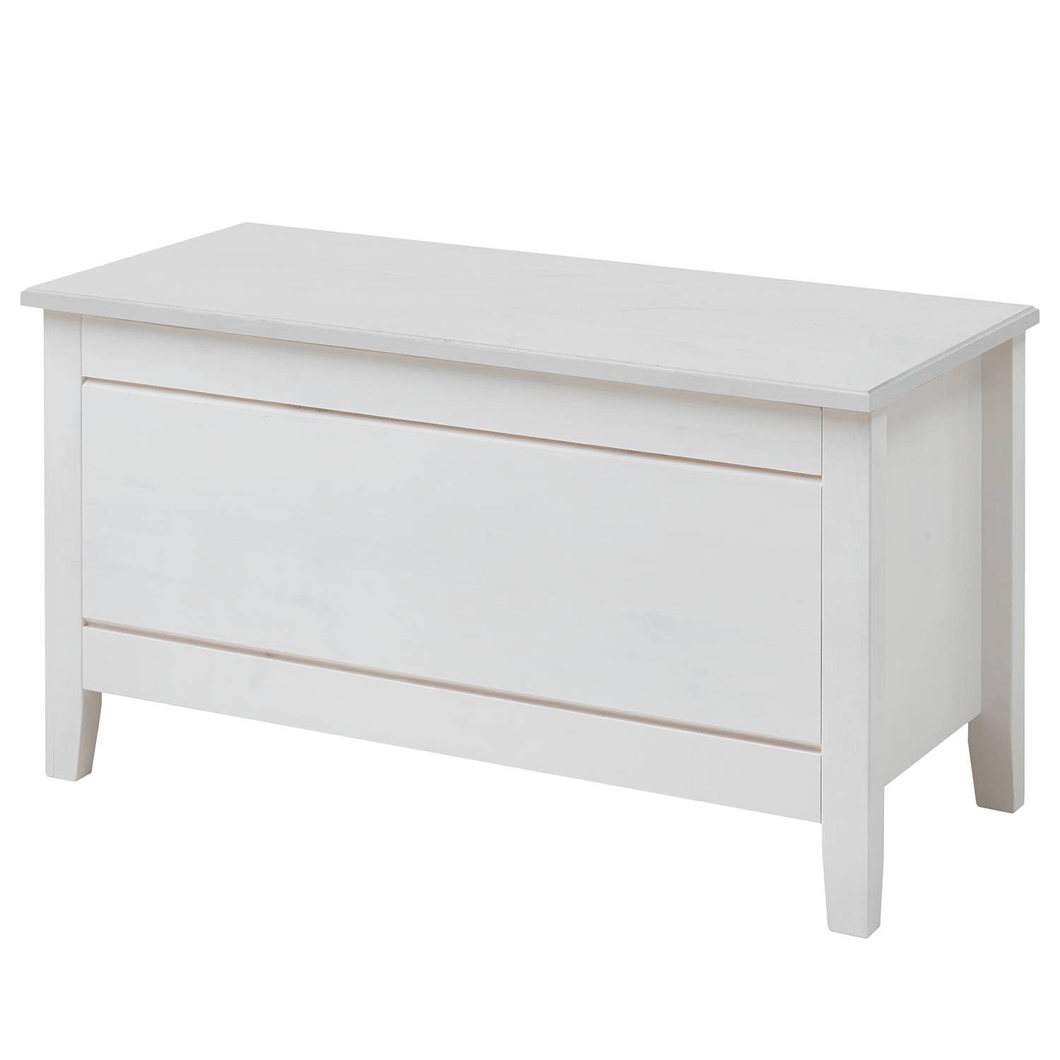 home24 Wasmand wit, B/D/H: 86 x 47 x 38 cm