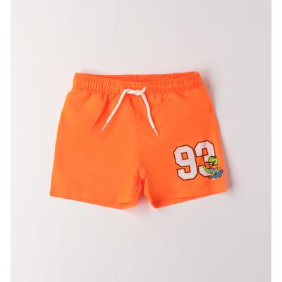Badehose IDO "BABY BOY ACCESSORIES", Jungen, Gr. 128, EURO-Größen, orange (orange fluo), Polyester, Badehosen Badehose