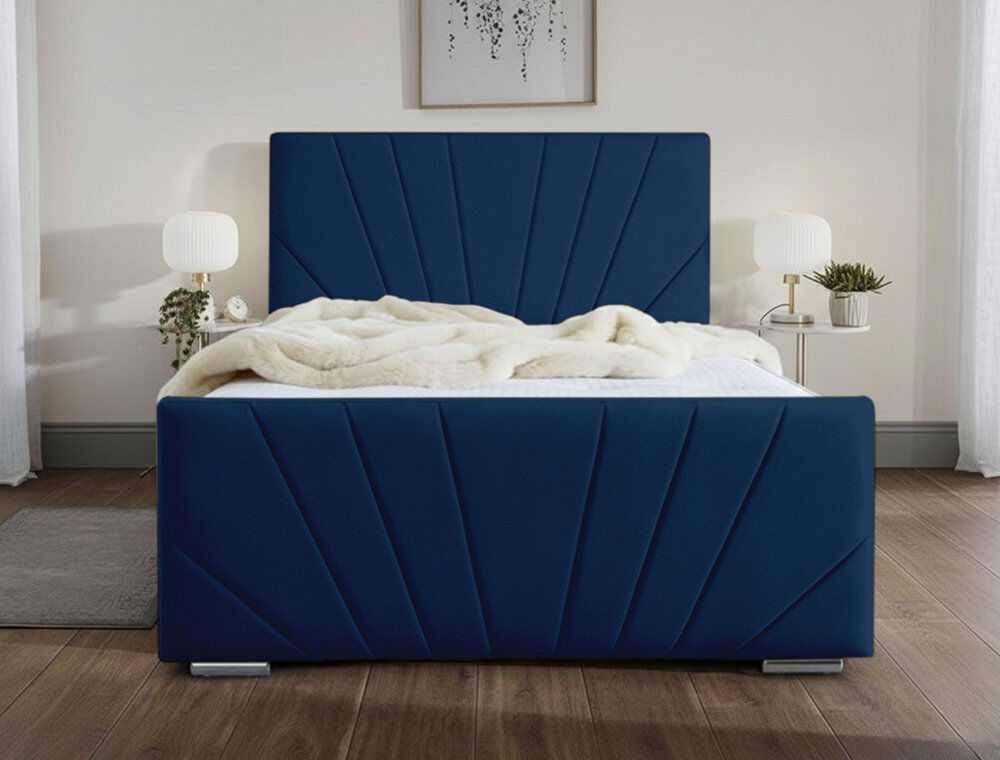 Etta Avenue Ebenezer Upholstered Bed Frame Parliament Double (4'6)