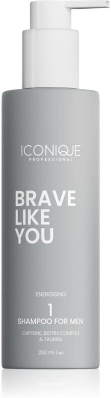 ICONIQUE Professional BRAVE LIKE YOU Energising Shampoo shampoing énergisant pour homme 250 ml