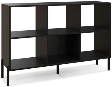 6 Cube Storage Shelf Organizer Bookcase Cubby Cabinet Black/White