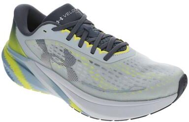 Under Armour Velociti Pace (Men's) Athletic in Blue Fog/Flash Light/Downpour Grey, Size 15 M, Rubber/Synthetic/Textile