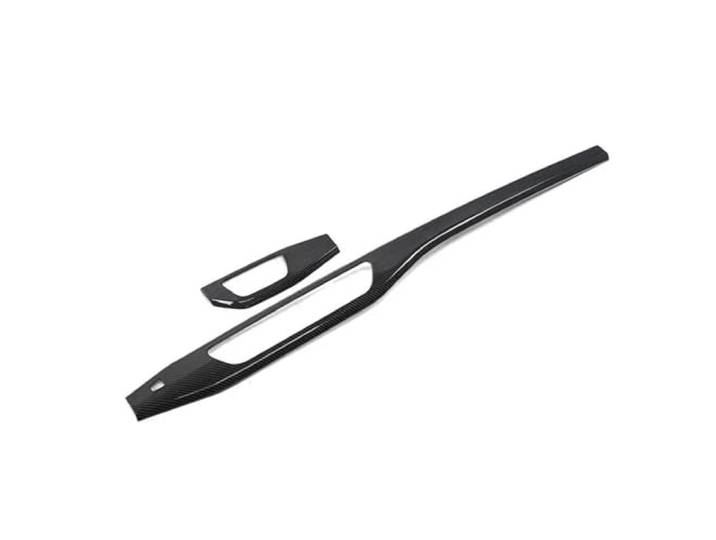 QTIPY Autoinnenraum Zubehör Carbon Faser Farbe Für A4 B9 A5 2017-2021 LHD Innen Konsole Dashboard Panel Dekoration Scheinwerfer Schalter Abdeckung Aufkleber Trim Aufkleber Zubehör