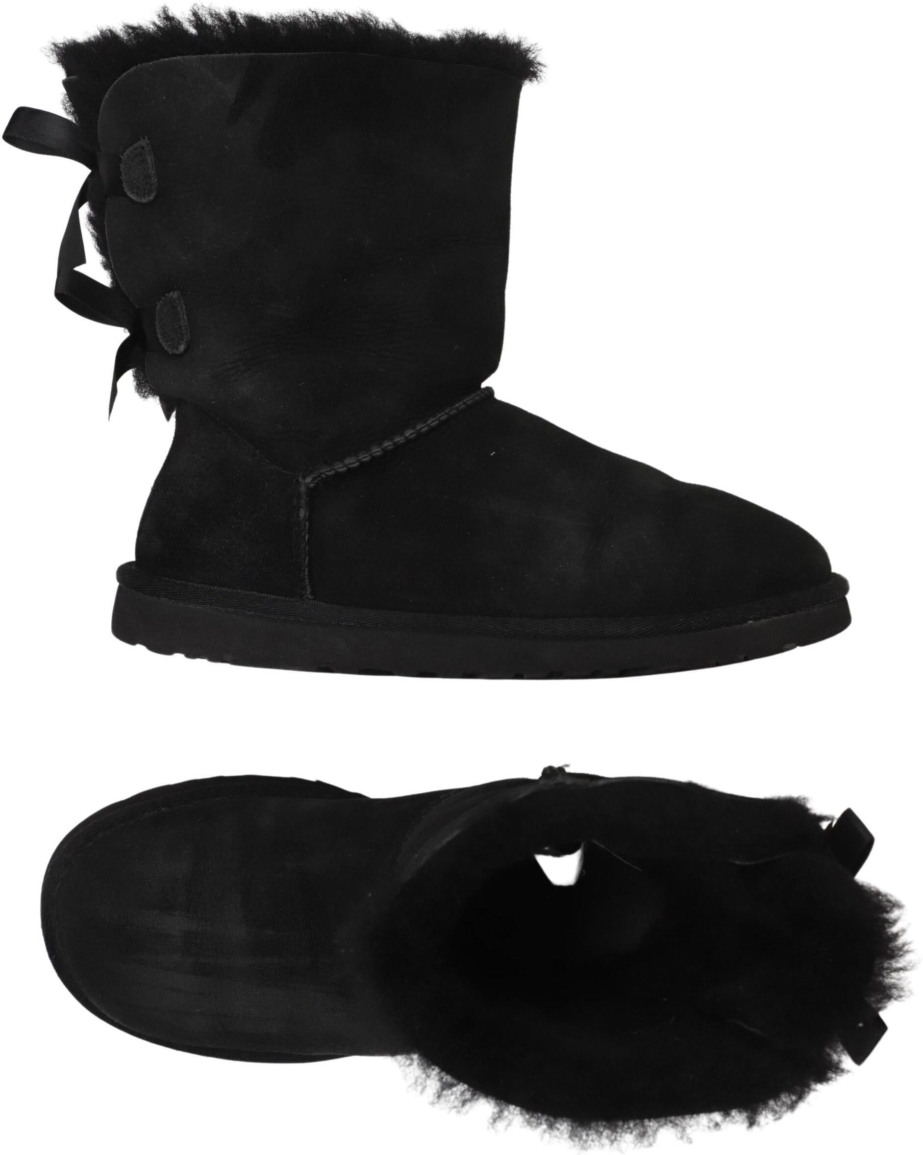 UGG Herren Stiefel, Schwarz, Gr. EU 38, Leder - Second Hand