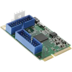 INLINE Mini-PCIe Karte, 4x USB 3,2 Gen,1