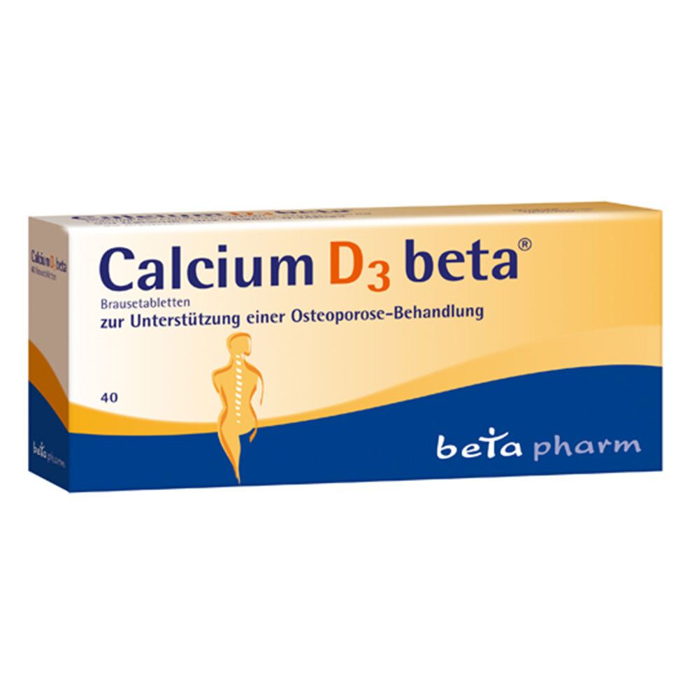 Calcium D3 beta Brausetabletten 40 St