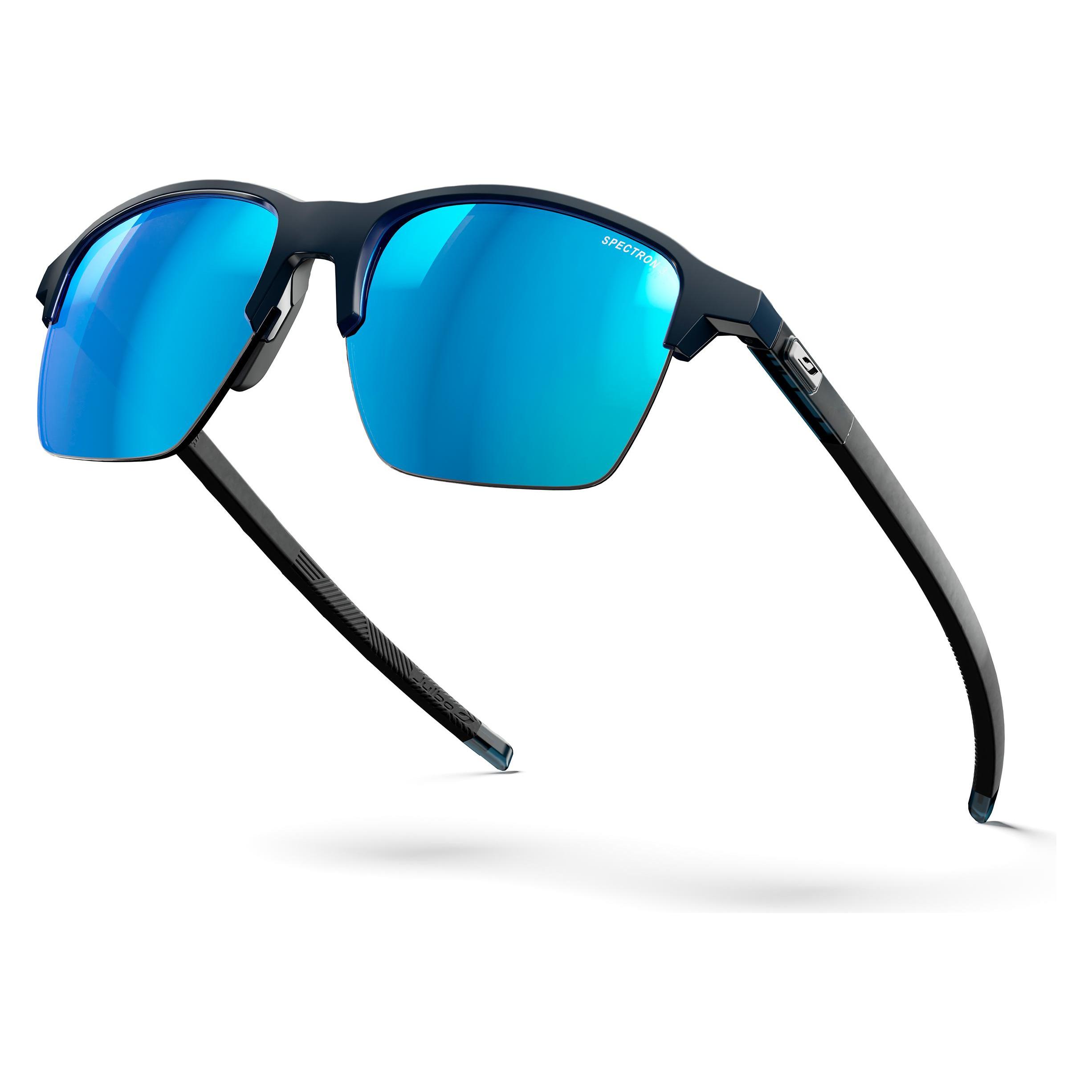 Julbo Crossline Spectron S3 (VLT 12%) (Mate Blue, Shiny Tranlucide Blue, Spectron 3 Smokegrey) (J5891112)