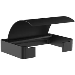 emco loft Toilettenpapierhalter mit Deckel, 050013300, Farbe: Schwarz