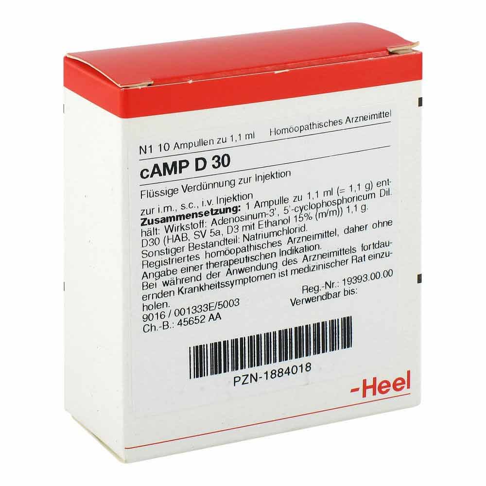 Biologische Heilmittel Heel GmbH Camp D30 Ampullen 01884018