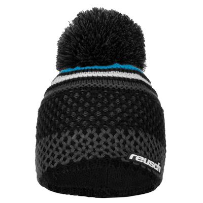 Beanie REUSCH "Ellie Beanie", Damen, schwarz, Polyacryl, unifarben, Mützen Beanie, warm en winddicht