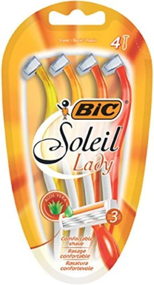 BIC Soleil Lady Disposable Women’s Razors Aloe Vera – 4 Pack