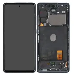 Samsung LCD + Touch + Frame für G780F Galaxy S20 FE - cloud navy (Display), Mobilgerät Ersatzteile, Blau