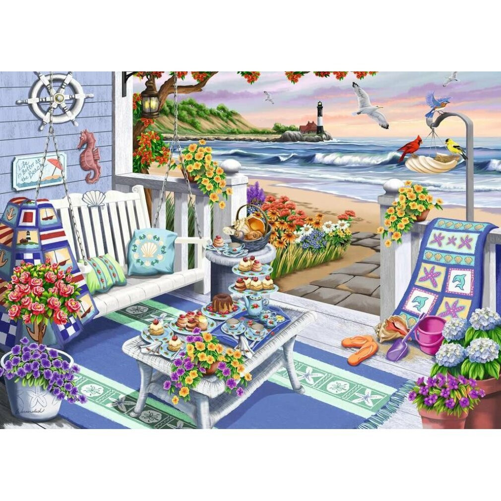 Ravensburger Puzzel Zonsondergang aan zee, 300 stukjes, Landschap