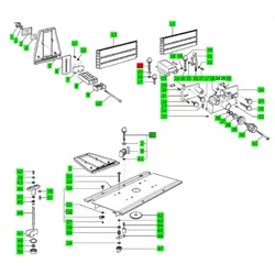 Festool Drehknopf für CMS-OF 1400/2000 Ø34 M6x95 blau