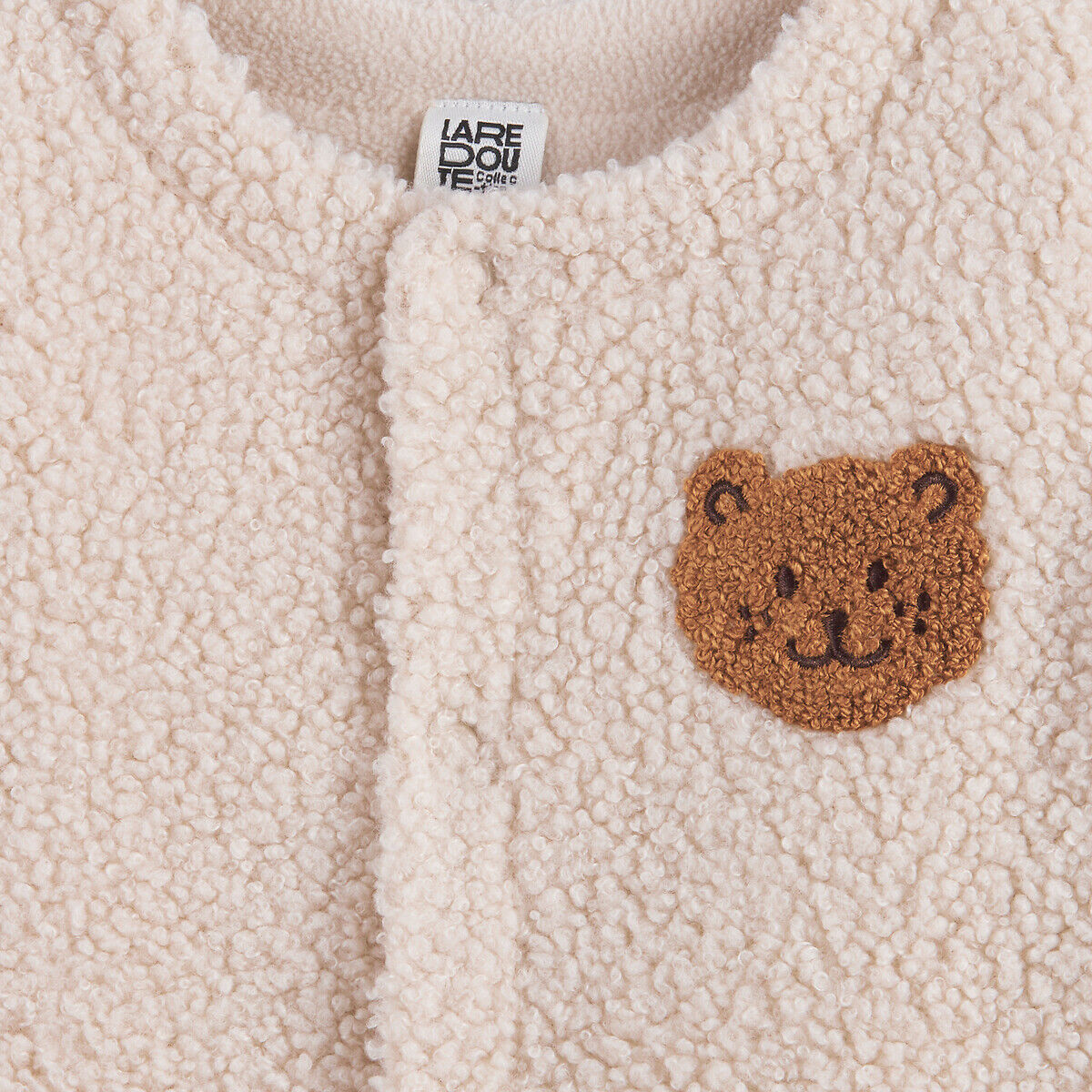 LA REDOUTE COLLECTIONS Surpyjama en sherpa, broderie ours