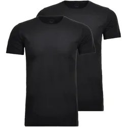 Body Fit Rundhals T-Shirt 2P Herren T-Shirt