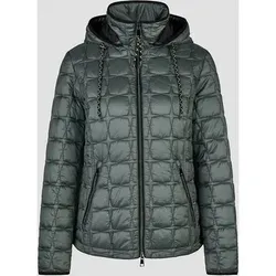 LEBEK Lebek Damen Jacke Jacke Sandwichstepp, Größe 46 in Grün Grün