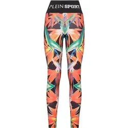 PLEIN SPORT Jogging-Leggings, Größe M in Schwarz 0221