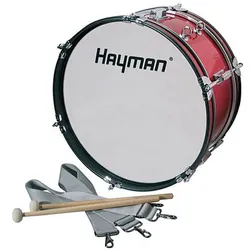 Hayman 16" Red Junior Marching Bass Drum - Große Trommel
