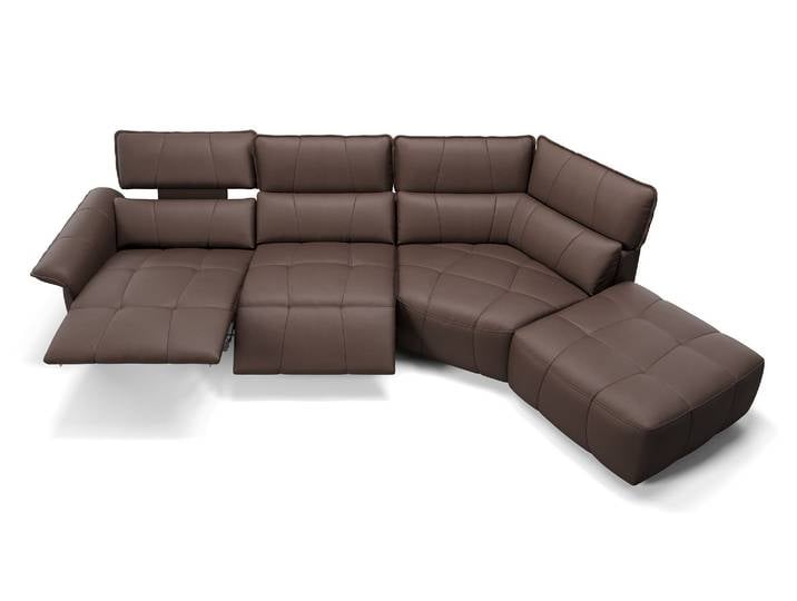 Leder XXL Wohnlandschaft ADRIA Eckcouch